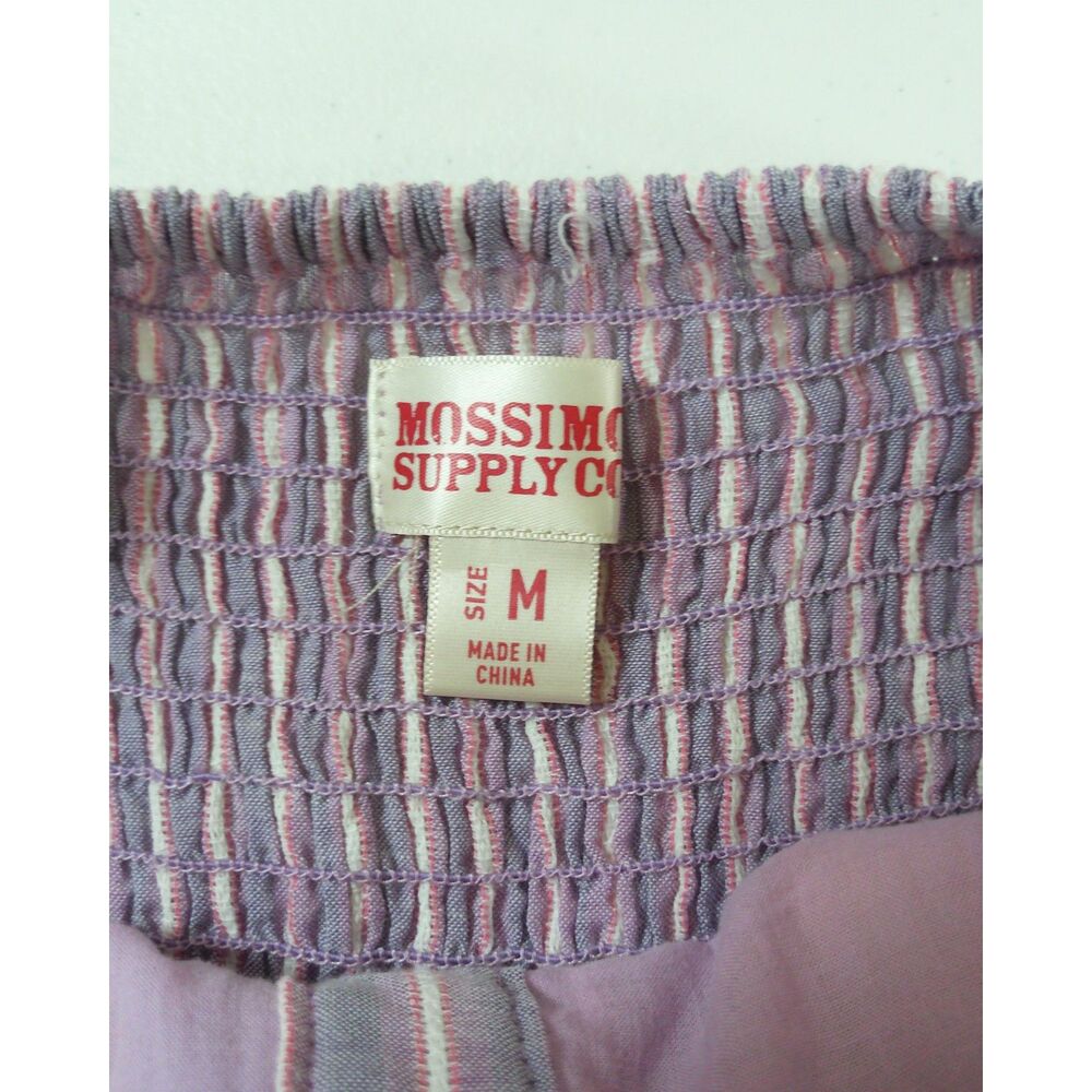 Mossimo Supply Co Strapless Dress M Lavender Stripe Y2K Coquette Summer Mini - Picture 4 of 8